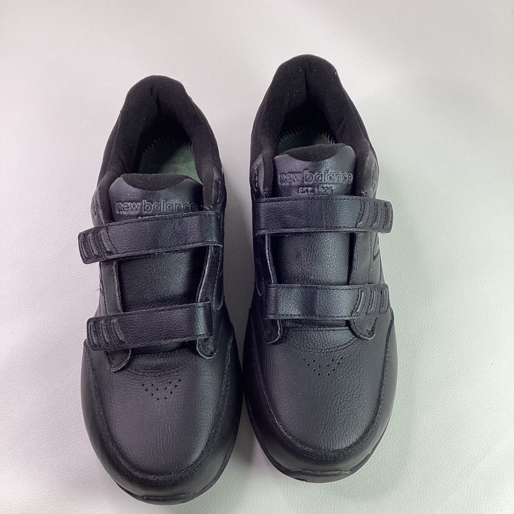 New Balance 928v3 Mens 10 4E Black Leather Walking Shoe MW928HB3 Hook Loop Strap - Picture 2 of 9